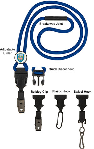 Ultra QD Lanyard with a 3/4&quot; Printed Slider