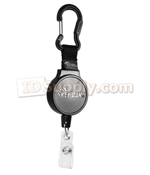 #6CID Mid-Size Reel with Carabineer &amp; ID Strap Attachment