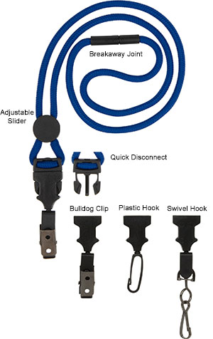 Ultra QD Lanyard with a 3/4&quot; Slider
