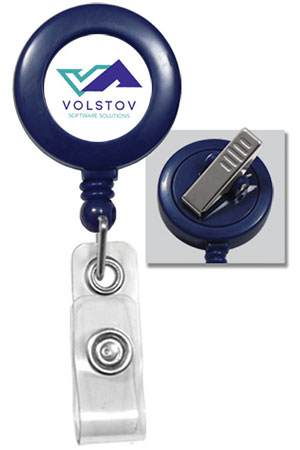 Retractable Id Card Badge Holder Reels Clip