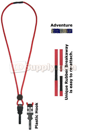 LB188S-P Ultra QD Lanyard with a 3/4" Slider