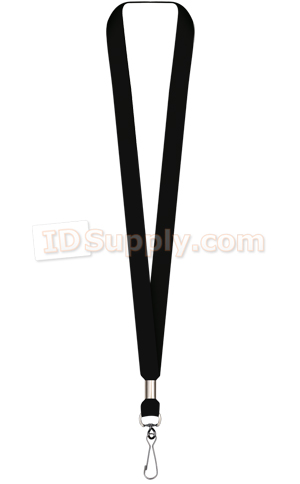 Custom Lanyards | 3/4-in. Lanyard Full Color-Black Key Ring & VRT ID Holder