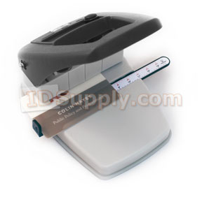 HD Table Top Badge Slot Punch for ID Cards - Works with All PVC Cards and ID Card Printers (Punches One Card at A Time)